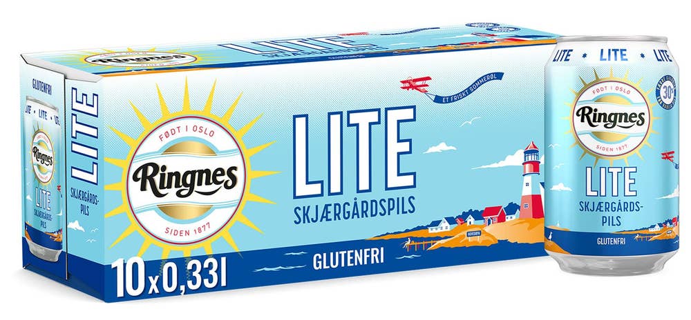 Ringnes Skjærgårdspils LITE 10 x 0,33L