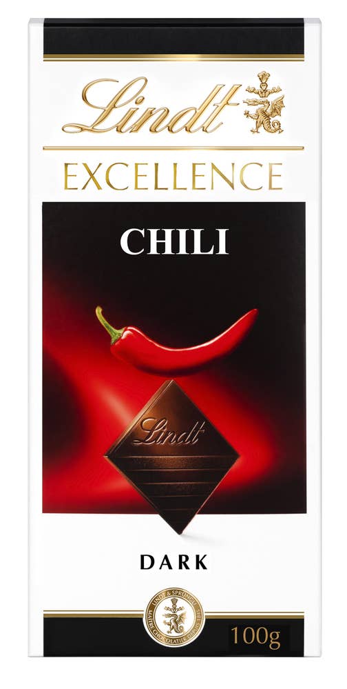 Lindt Excellence Chili Mørk Sjokolade