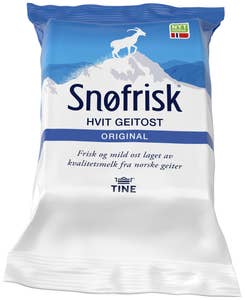 TINE Snøfrisk ekte hvit geiteost