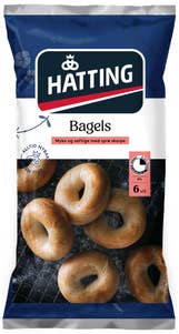 Hatting Bagels 6 stk