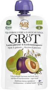 Alex&Phil Barnemat Økologisk pære- og kardemommegrøt Fra 6 mnd