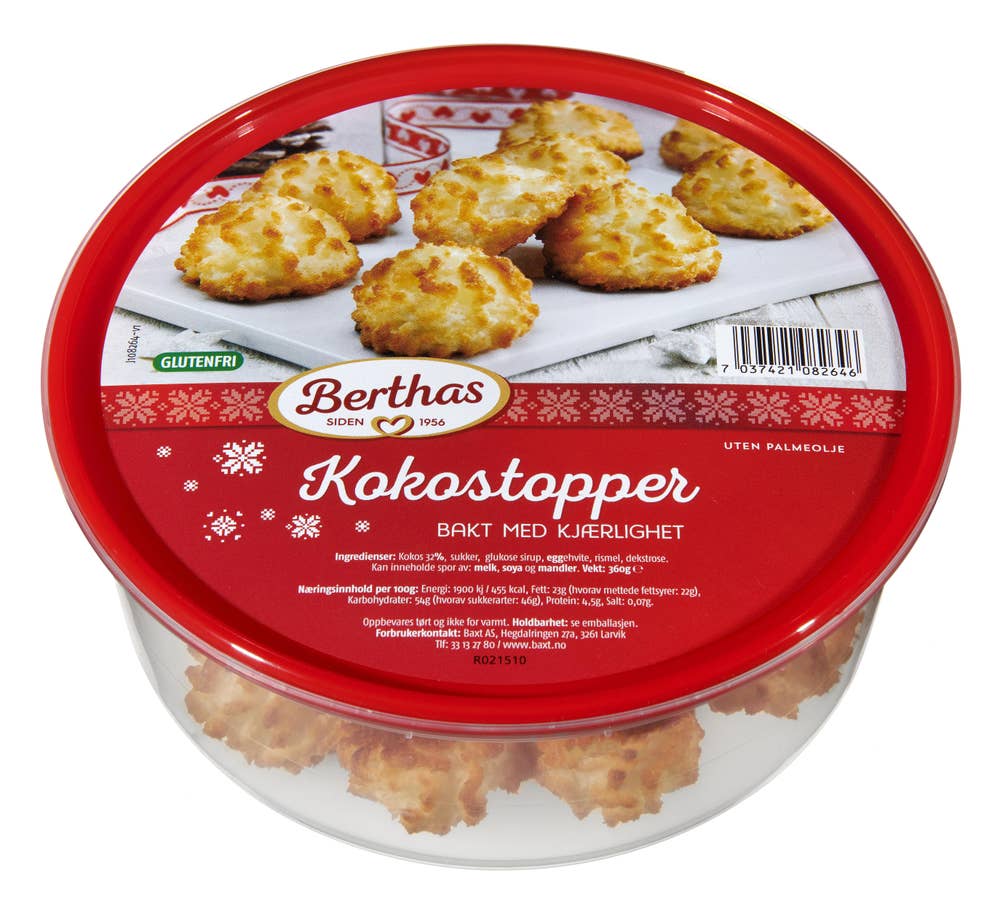BERTHAS Kokostopper