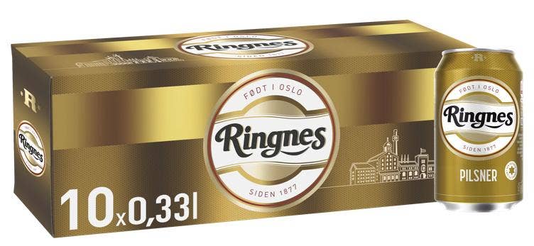 Ringnes Pilsner 10 x 0,33l