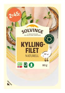 solvinge Kyllingpålegg Naturell