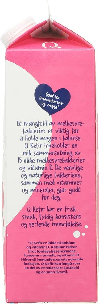 Q Kefir bringebær