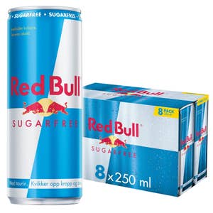 Red Bull Sugarfree 8x250 ml