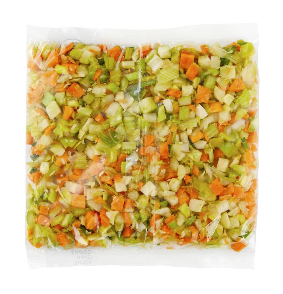 Huseby Gaard KUTTA italiensk suppe- og grytebase stangselleri, gulrot, purre og brokkolistilk