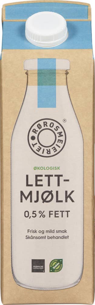 Rørosmeieriet Økologisk Rørosmjølk Lett 0,7% fett