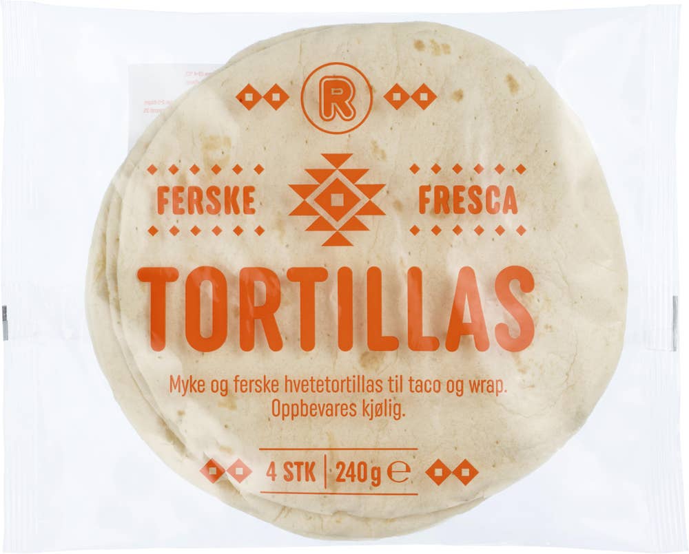 R Ferske tortillas 4 stk
