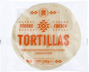 R Ferske tortillas 4 stk