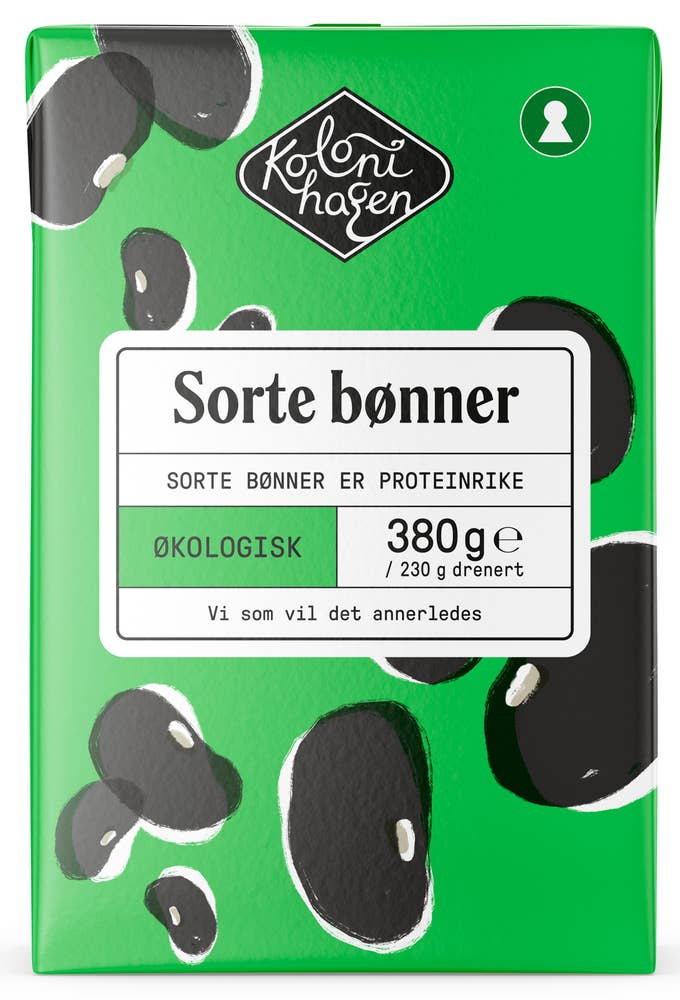 Kolonihagen Sorte bønner Økologisk