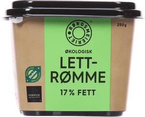 Rørosmeieriet Økologisk lettrømme 17% fett