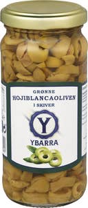 Ybarra Grønne Hojiblancaoliven i skiver