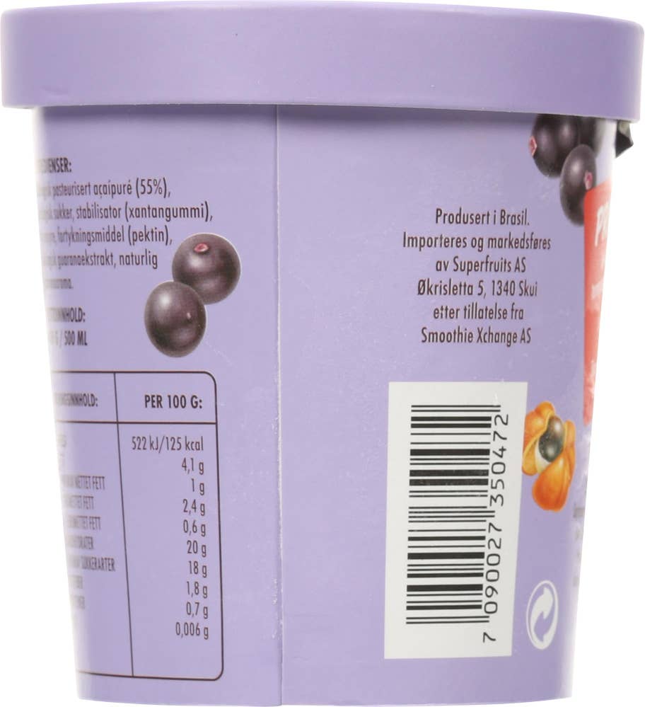 Smoothie Xchange Økologisk Açaí bowl