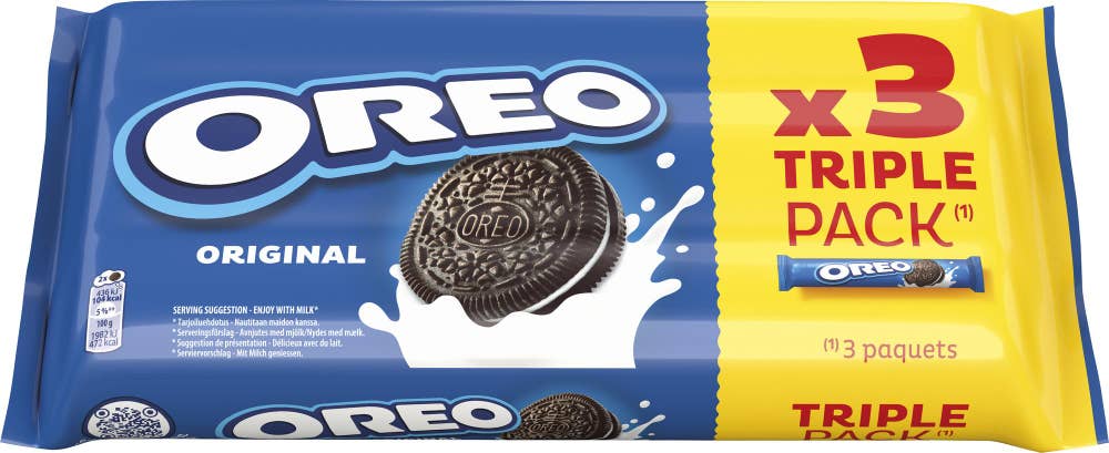 Oreo original 3 x 154 g