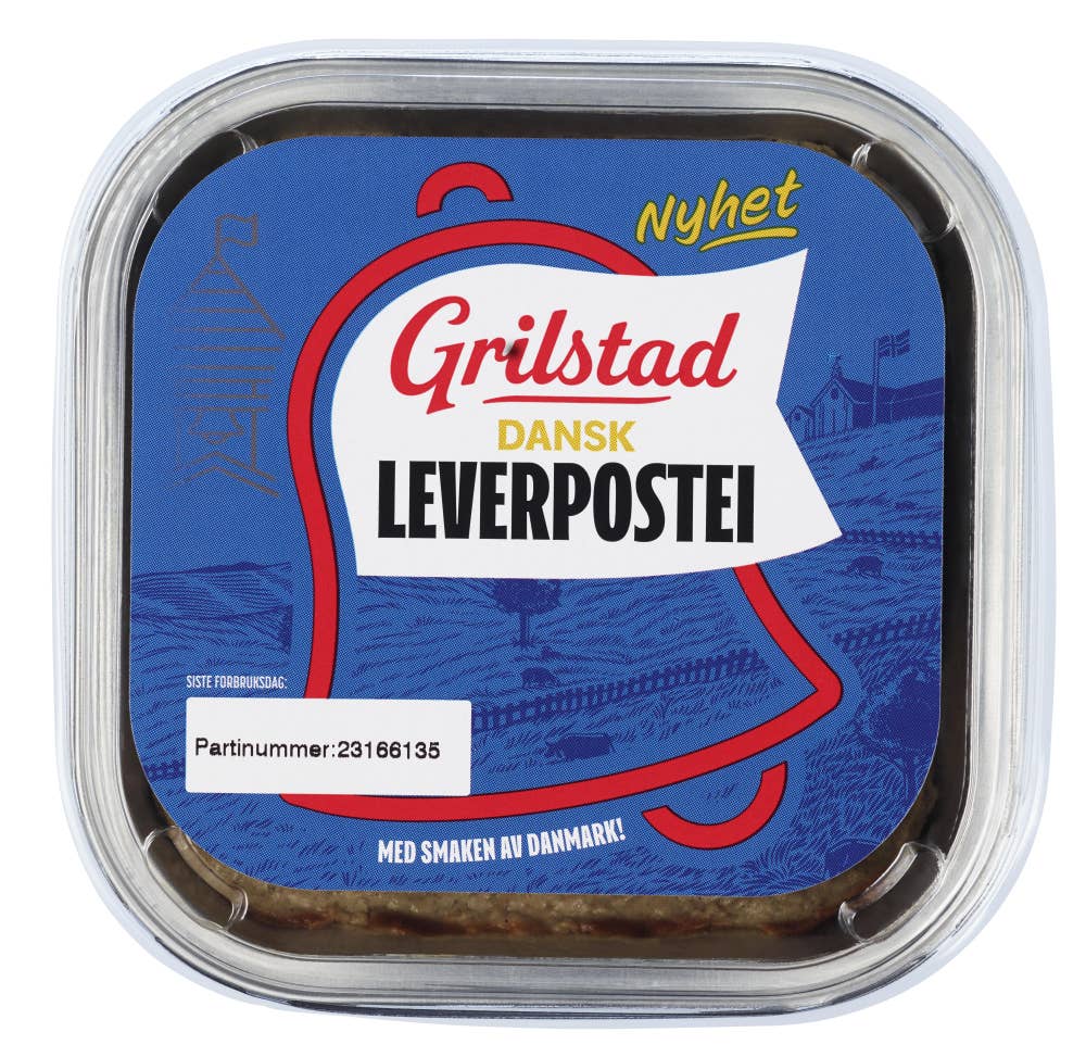 Grilstad Dansk leverpostei Ovnsbakt