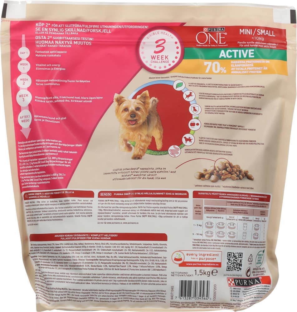Purina Small Dog Active Purina One