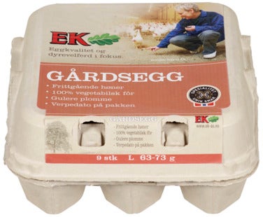 Ek Gårdskjøkken Store Egg Fra Frittgående Høner Str L
