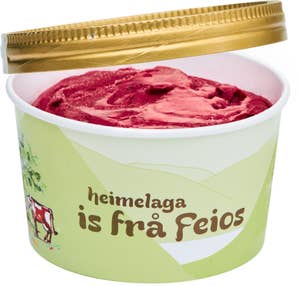 Alm Gard Økologisk yoghurtis blåbær