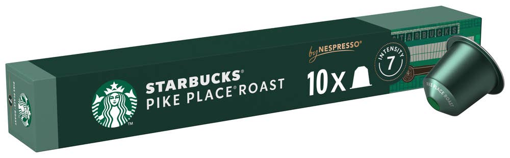 Starbucks Pike Place Roast 10 stk Intensitet 7