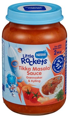 Little Rockets Tikka Masala Grønnsaker & Kylling Fra 2 år