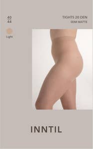 Inntil Strømpebukse 20 DEN Lys, str. 40-44