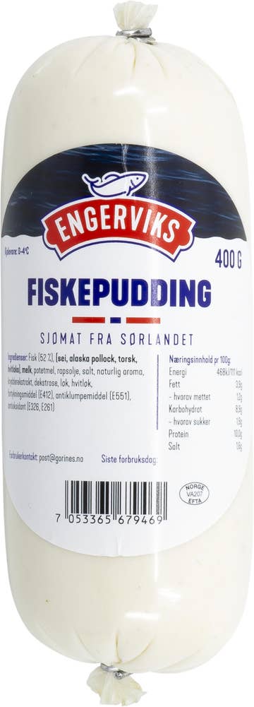 Engerviks Fiskepudding snabb Vår Laveste Pris