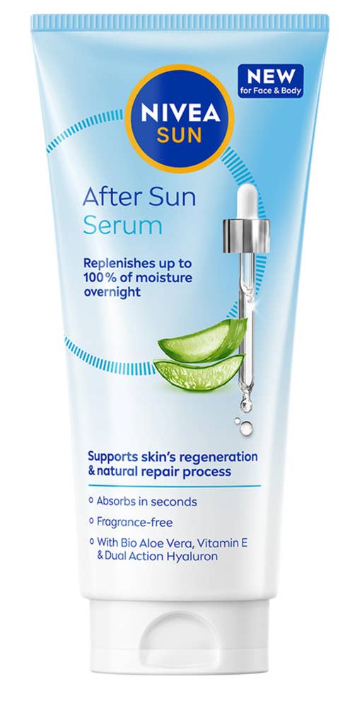 Nivea After Sun face & body serum lotion