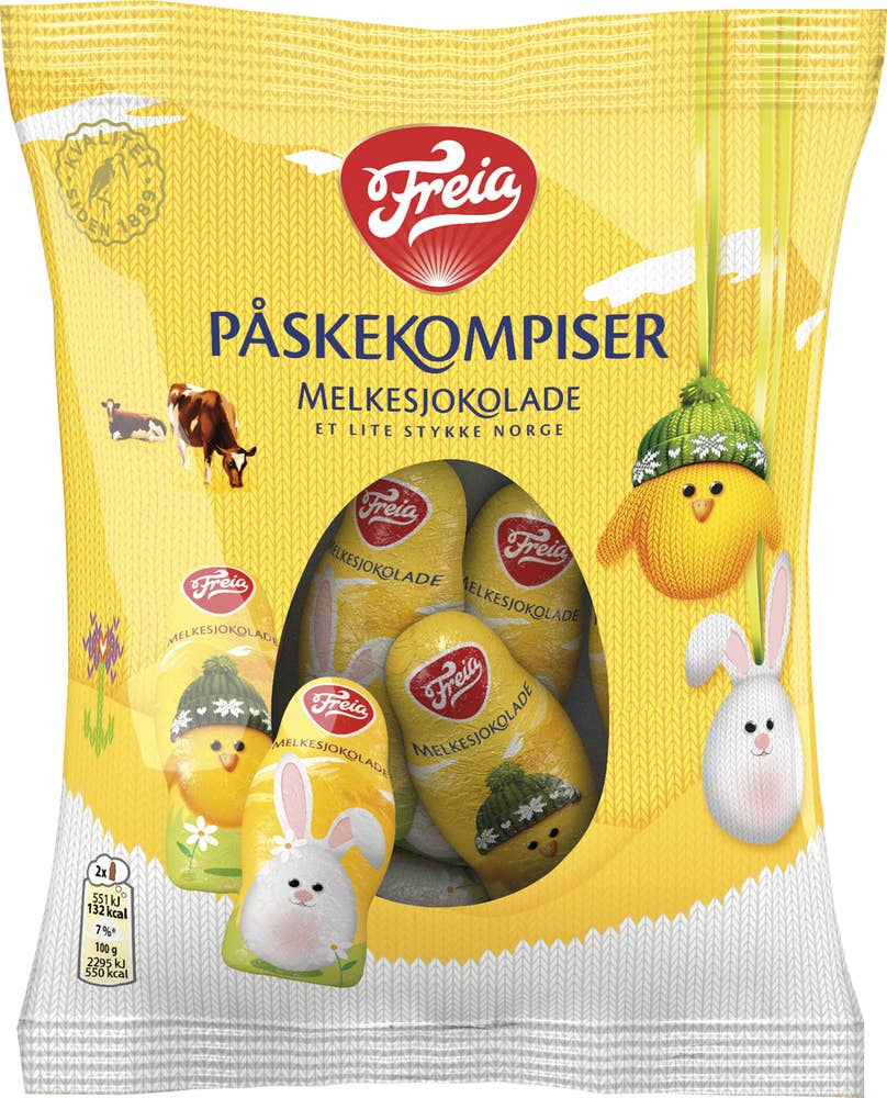 FREIA Påskekompiser Melkesjokolade