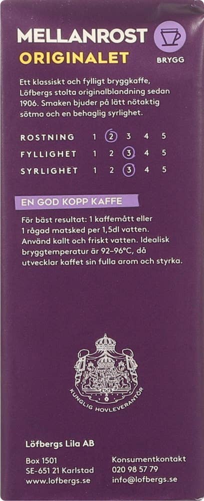 Löfbergs Mellanrost filtermalt