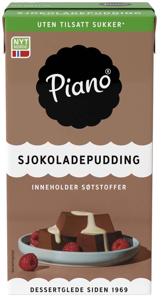 TINE Piano sjokoladepudding Uten tilsatt sukker