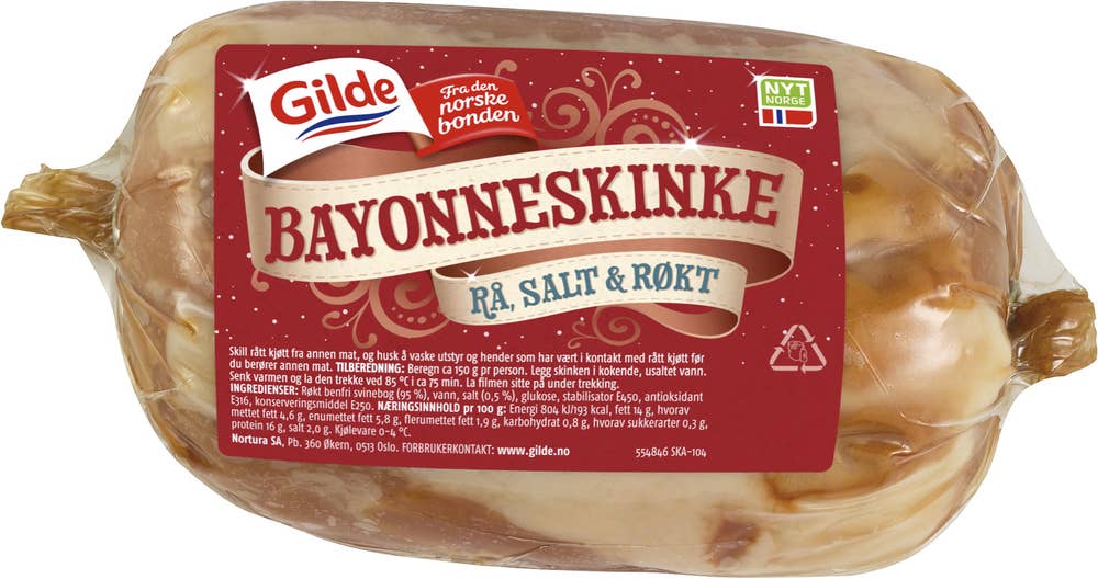 Gilde Bayonneskinke Rå, saltet og røkt