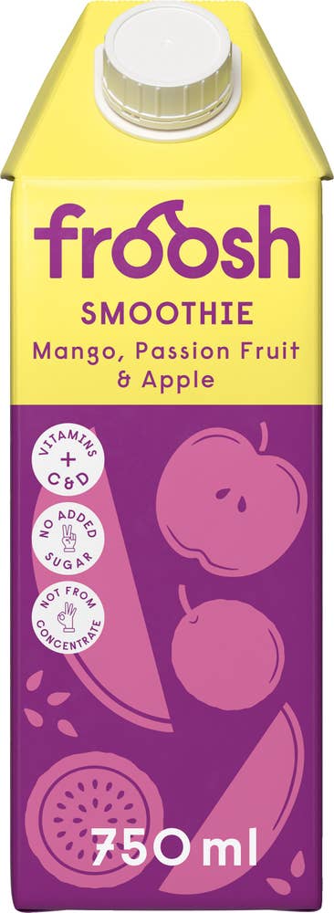Froosh Smoothie Mango, Pasjonsfrukt & Eple