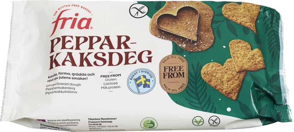 Fria Glutenfri pepperkakedeig