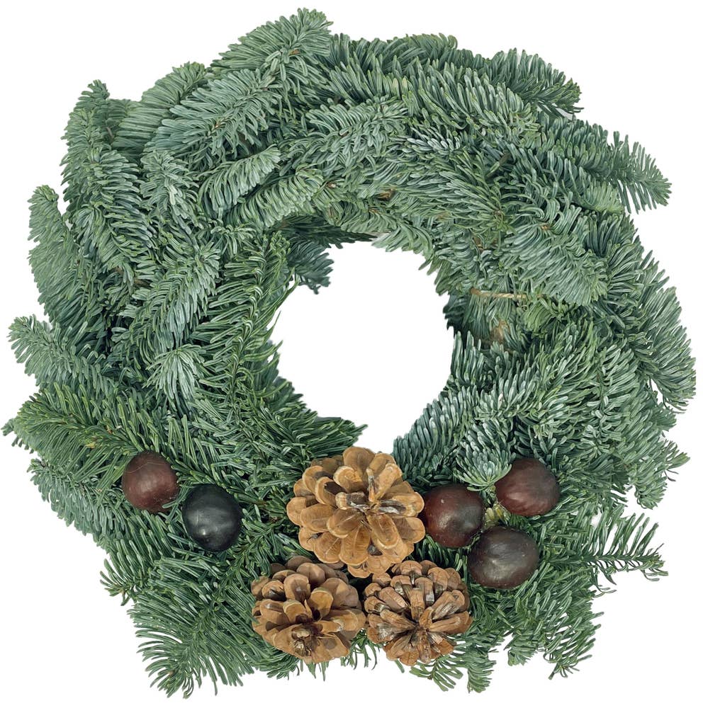 FreshFlowers Nobiliskrans med pynt ø25cm