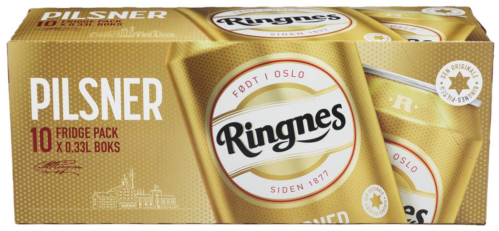 Ringnes Pilsner 10 x 0,33l