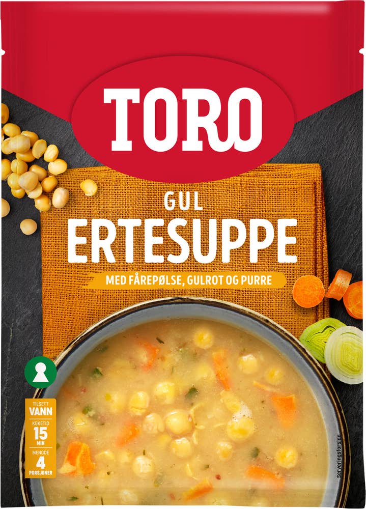 Toro Gul ertesuppe