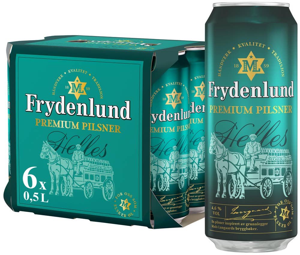 Frydenlund Premium pilsner 6x0,5l