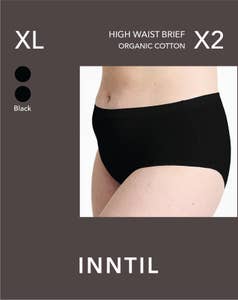 Inntil High Waist truse Sort, str. XL