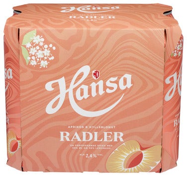 Hansa Radler Aprikos og Hylleblomst 6 x 0,5l