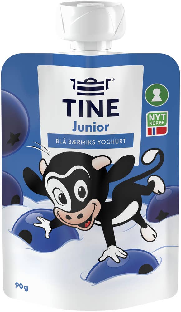 TINE Junior Yoghurt Blåbær