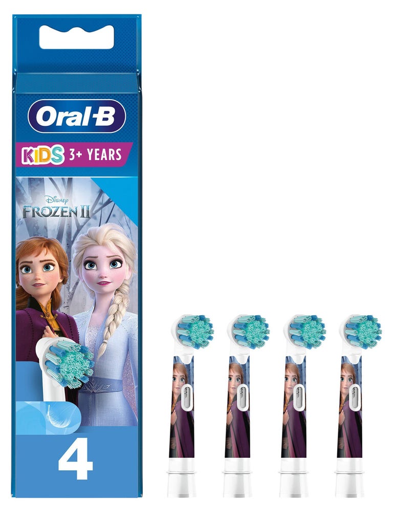 Oral-b Frozen-tannbørstehoder for barn fra 3 år, 4 pk