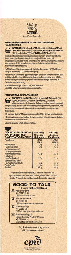 Cheerios Multigrain frokostblanding