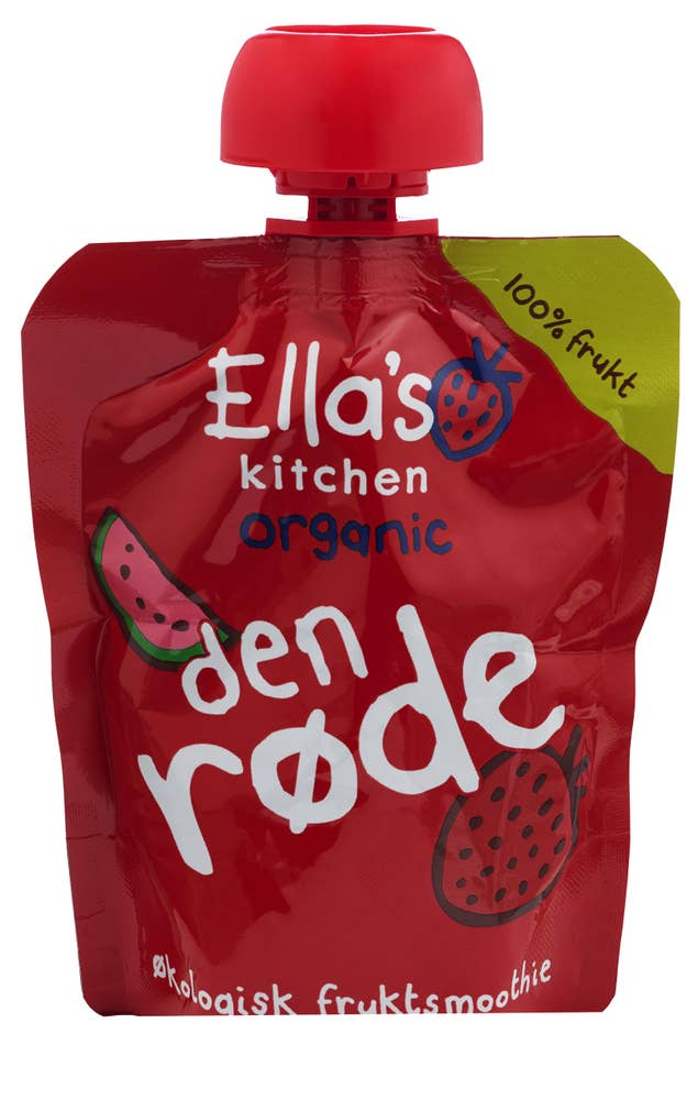 Ellas Den Røde Smoothie Fra 6 mnd, Økologisk