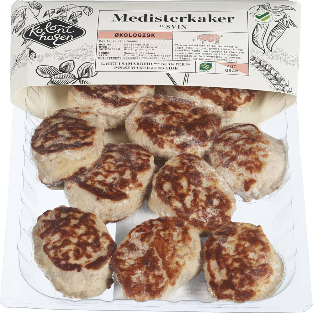 Kolonihagen Medisterkaker Økologisk