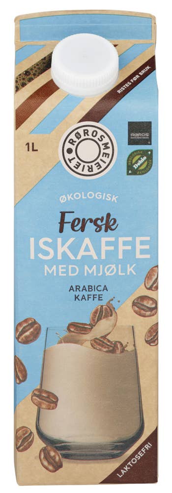 Rørosmeieriet Økologisk Fersk Iskaffe Med mjølk