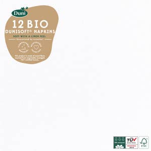 Duni Servietter White Soft, 40x40cm