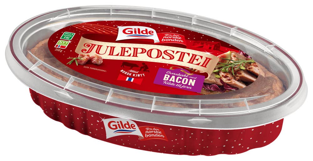 Gilde Ovnsbakt julepostei Med bacon