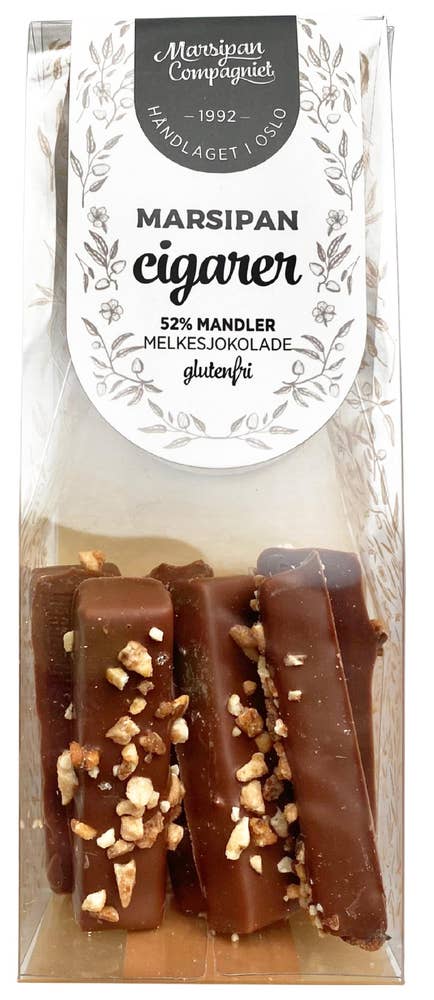 Marsipancompagniet Marsipancigarer melkesjokolade