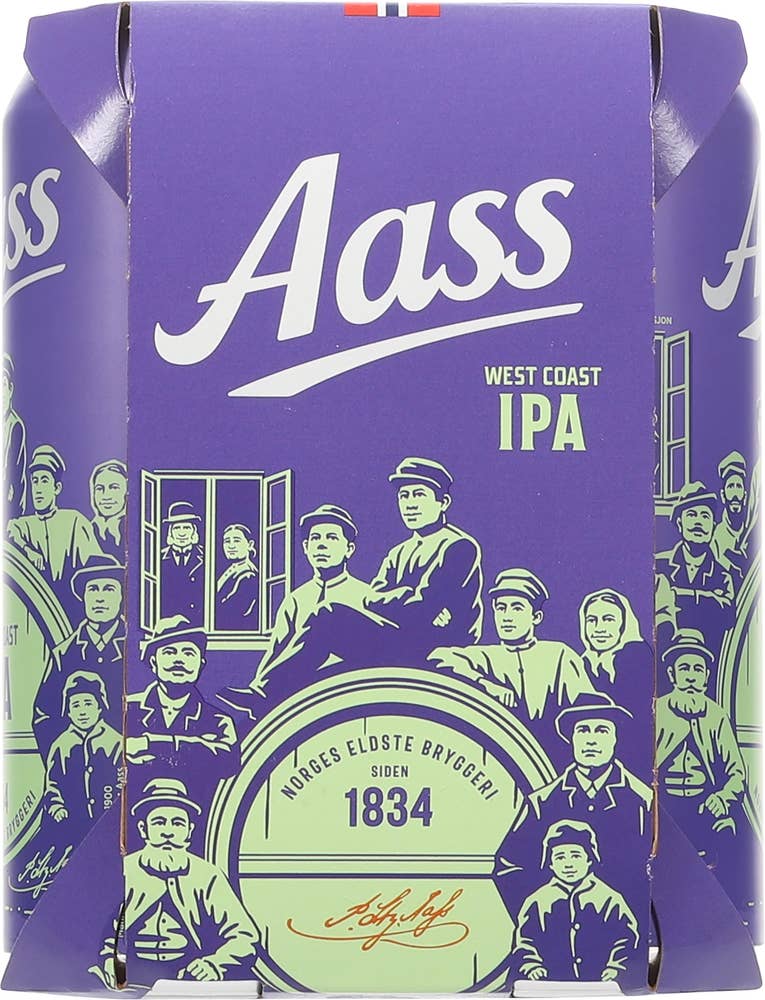 Aass Bryggeri West Coast IPA 4 x 0,5 l